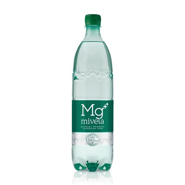 Вода Mg Mivela минеральная лечебно-столовая газированная 1л