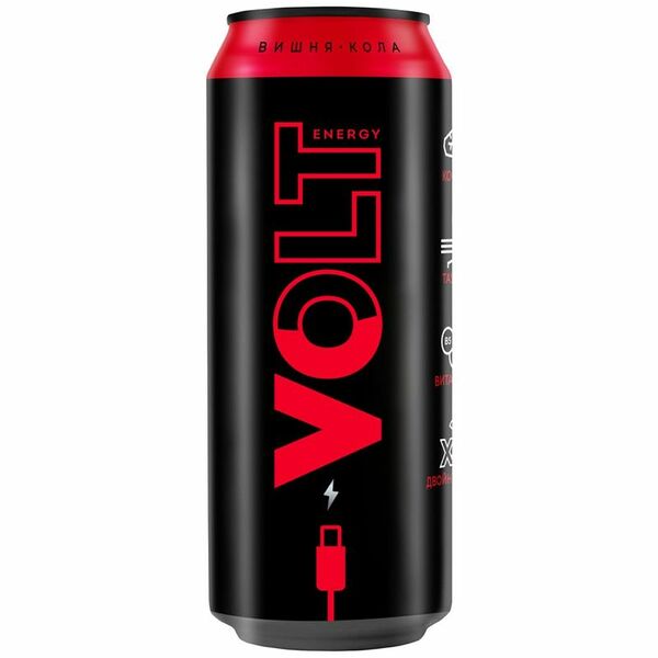 Напиток энергетический Volt Energy вишня-кола 450 мл