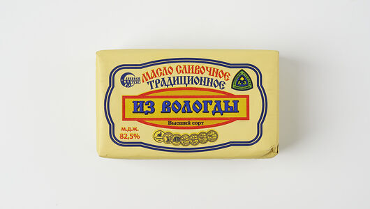 Масло сливочное из Вологды Традиционное 82,5%, 180г