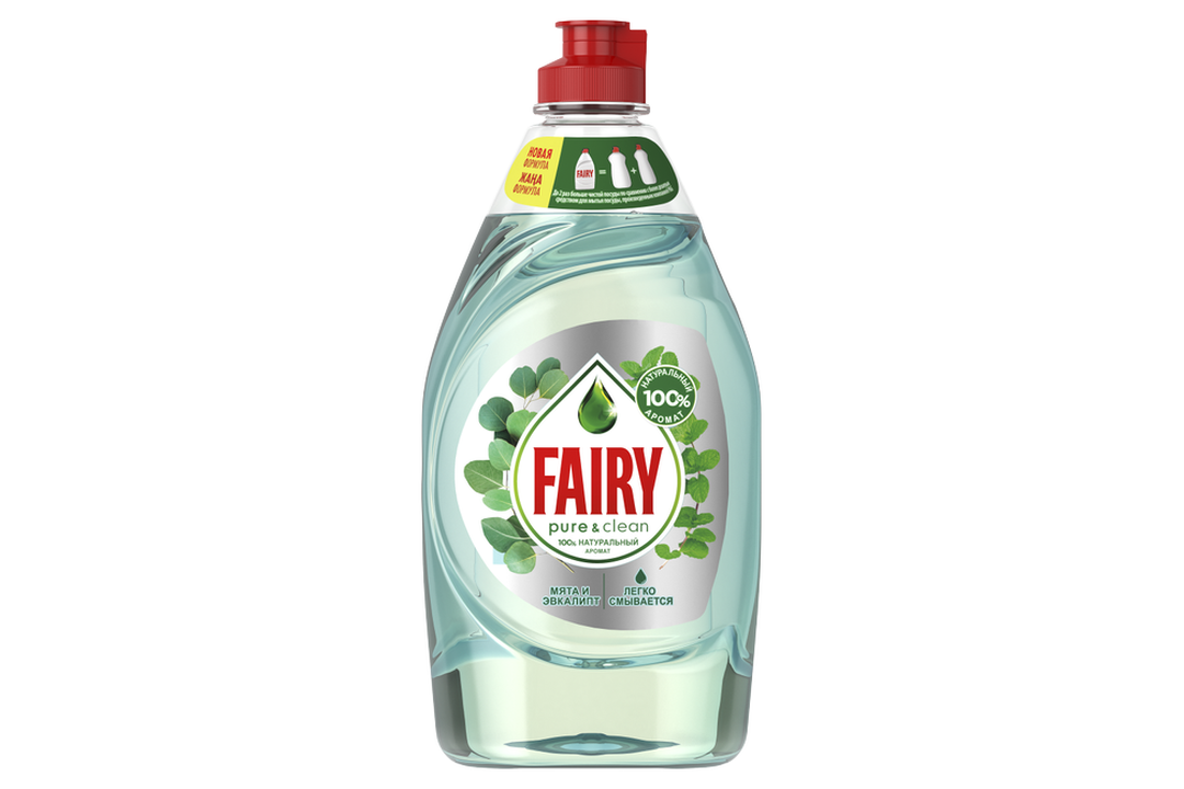

Средство для мытья посуды Fairy Pure&Clean Мята и Эвкалипт 450 мл