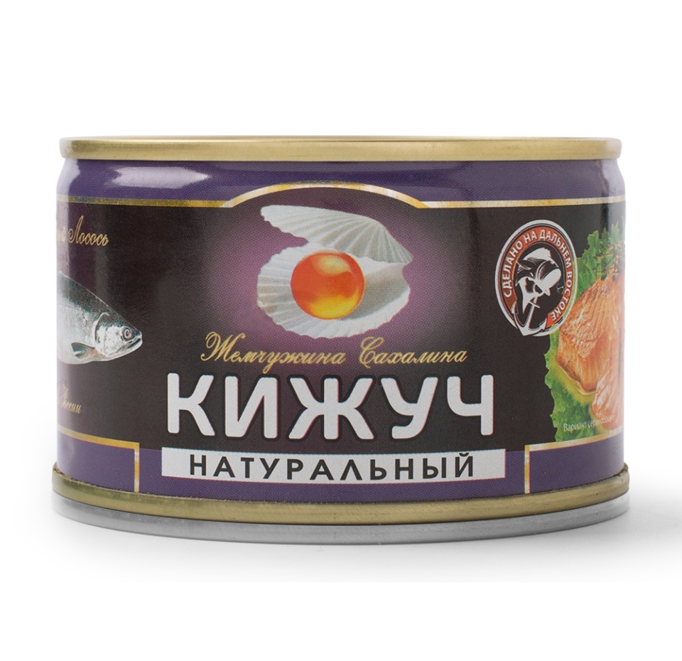 

Кижуч Жемчужина Сахалина натуральный кусочки 227 г