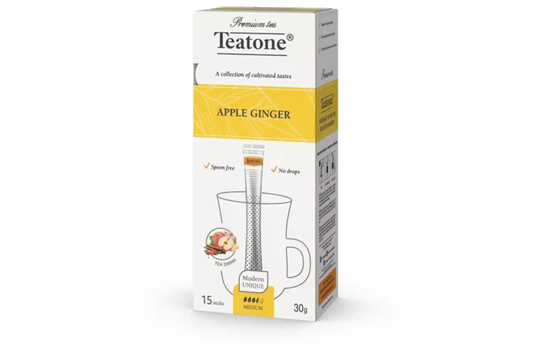 

Чайный напиток Teatone яблоко-имбирь стики 15х2 г