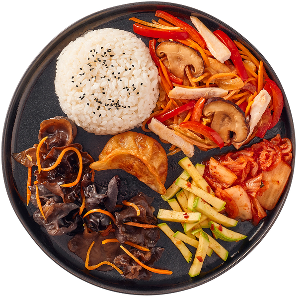 Ланч бокс Чикен Том ям корейский Перекрёсток Select, 360г