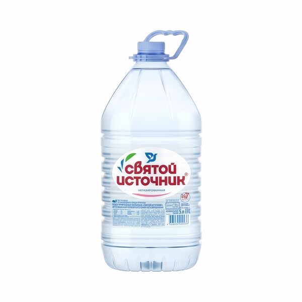 Вода Святой Источник питьевая негазированная, 5л