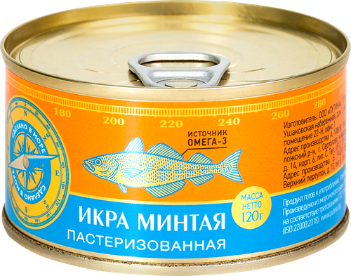

Икра минтая Сделано в море 120 г