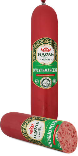 

Колбаса Идель Мусульманская полукопченая из мяса птицы 680 г