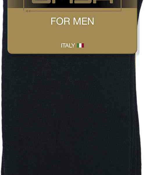 Носки мужские Omsa For Men Classic 203 цвет: чёрный, размер 45-47
