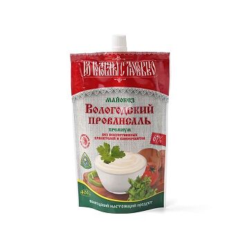 Майонез Вологодский провансаль Премиум 67%