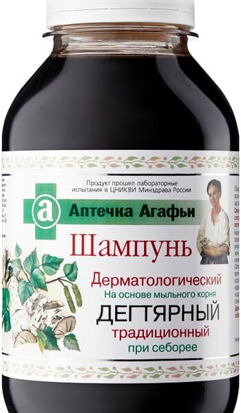 Шампунь для волос Рецепты бабушки Агафьи Аптечка Агафьи Дегтярный традиционный 300мл