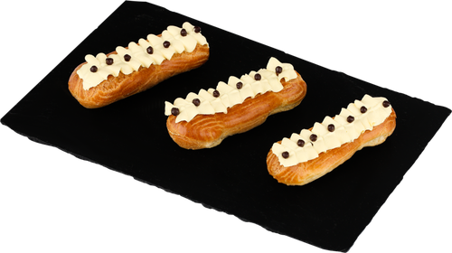 

Пирожное Лента Fresh Эклер со вкусом персика и маракуйи дизайн в ассортименте 40 г