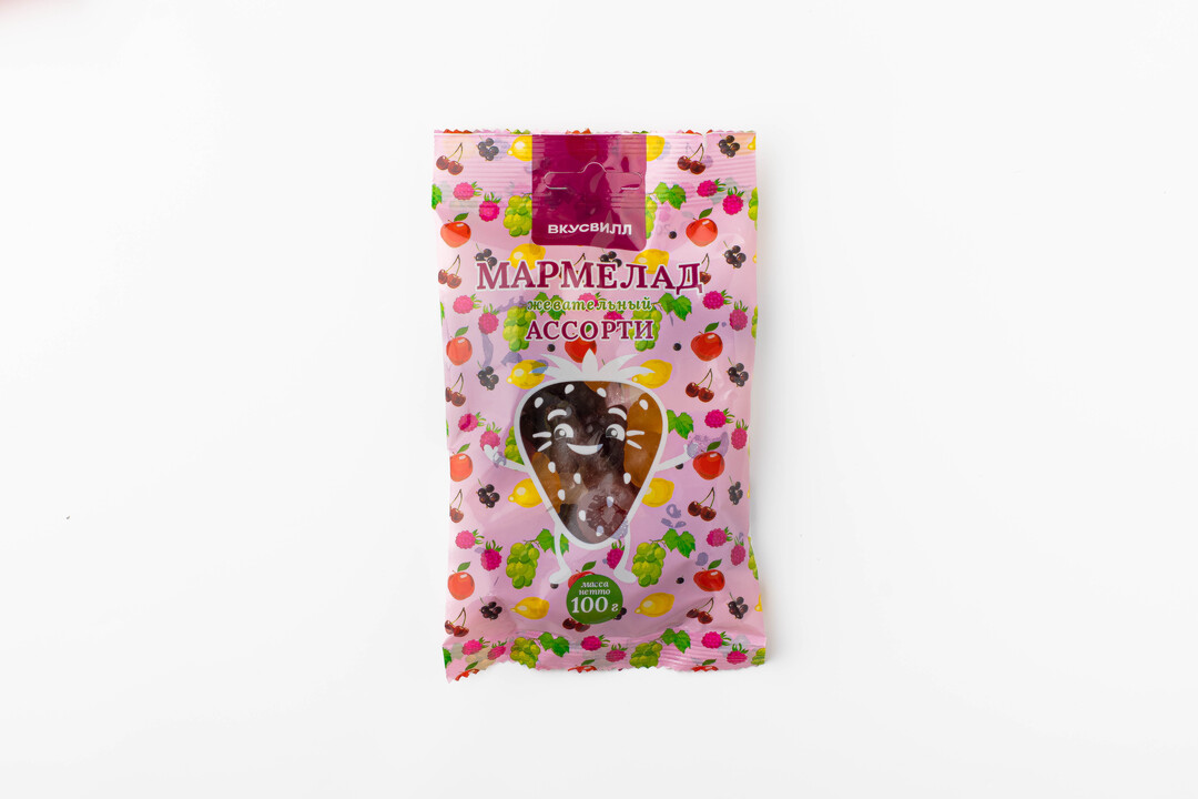 

ВкусВилл Мармелад жевательный ассорти 100 г