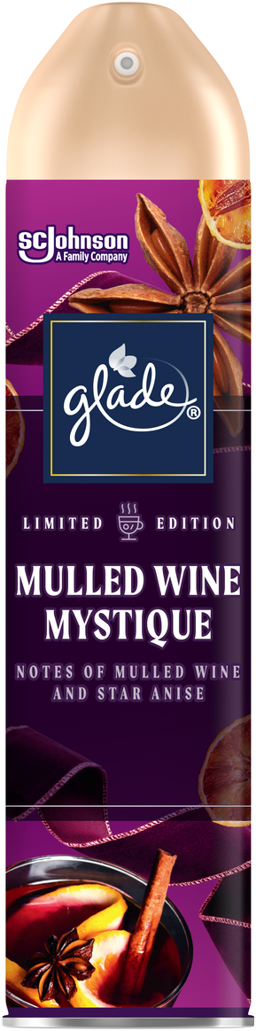 

Освежитель воздуха Glade Mulled Wine Mystique ноты глинтвейна и бадьяна 300 мл