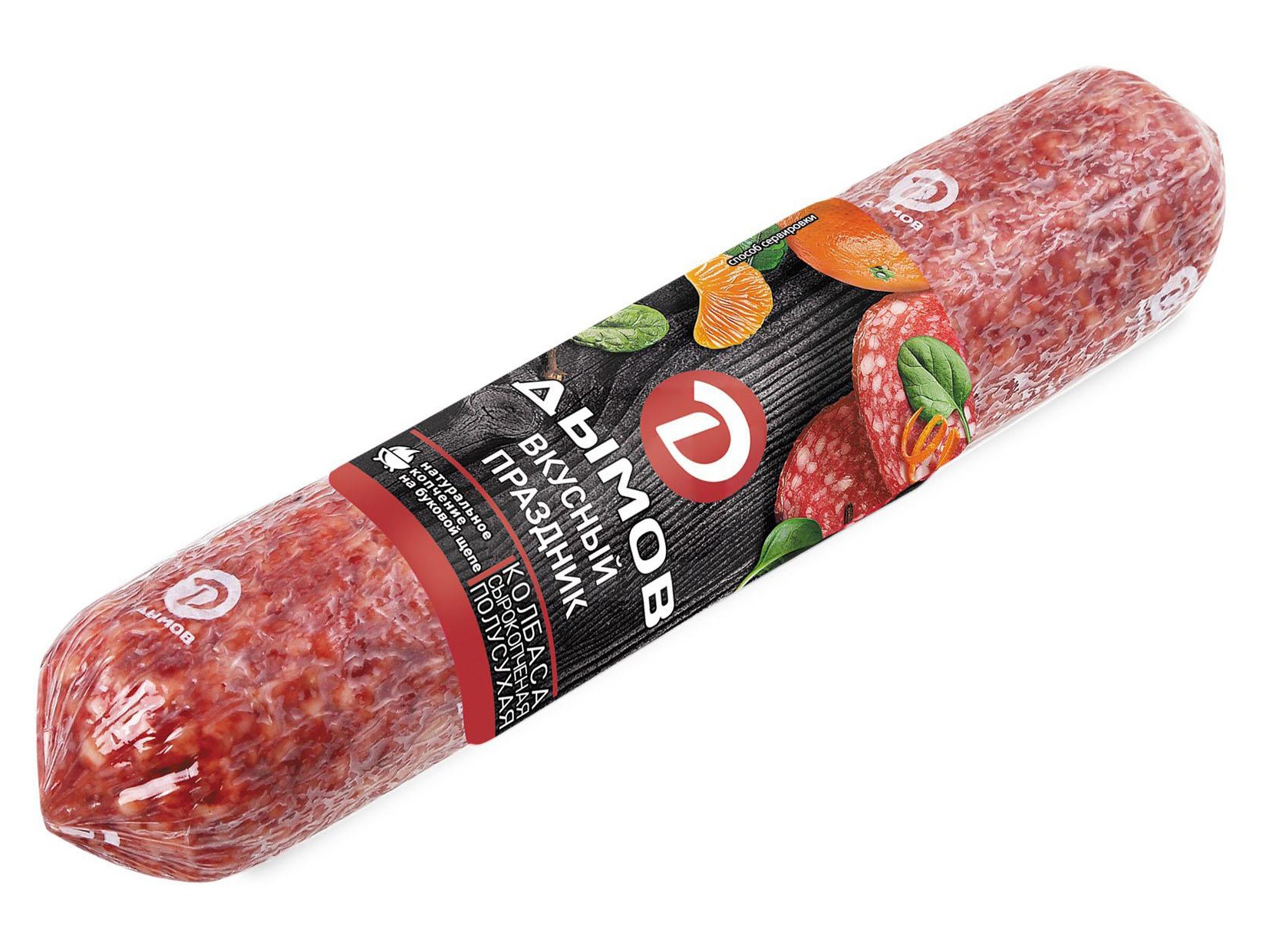 

Дымов Колбаса Вкусный праздник сырокопченая 300 г