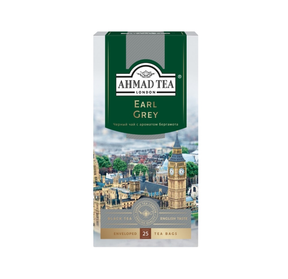 

Чай черный Ahmad Tea Earl Grey 25 пакетиков 50 г
