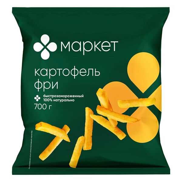 Картофель фри Маркет замороженный 700г