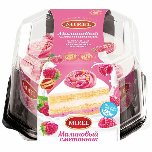 Торт Mirel Малиновый сметанник