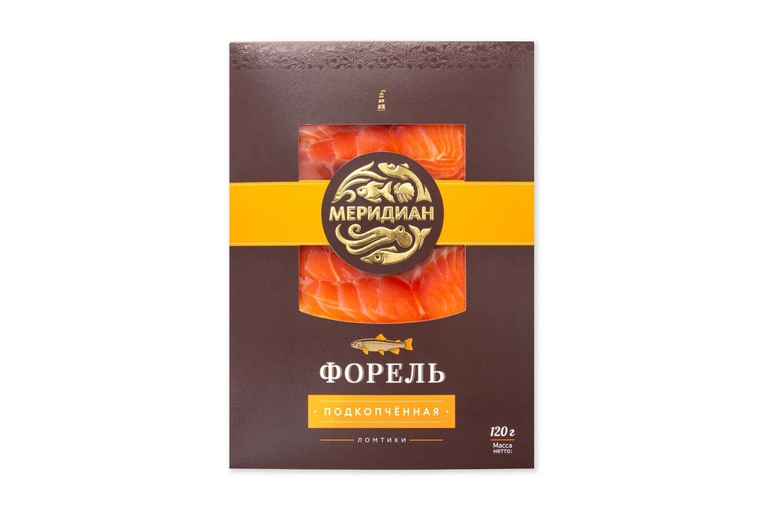 

Форель холодного копчения Меридиан ломтики 120 г