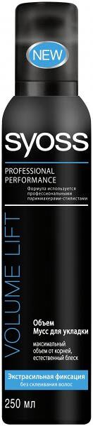 Мусс для волос экстрасильной фиксации Syoss Volume Lift