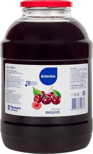 

Нектар Bonvida Вишня 3 л