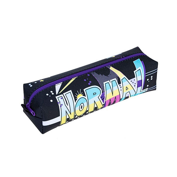 Пенал Hatber No normal 210х50х60мм на молнии мягкий  NPk_32154