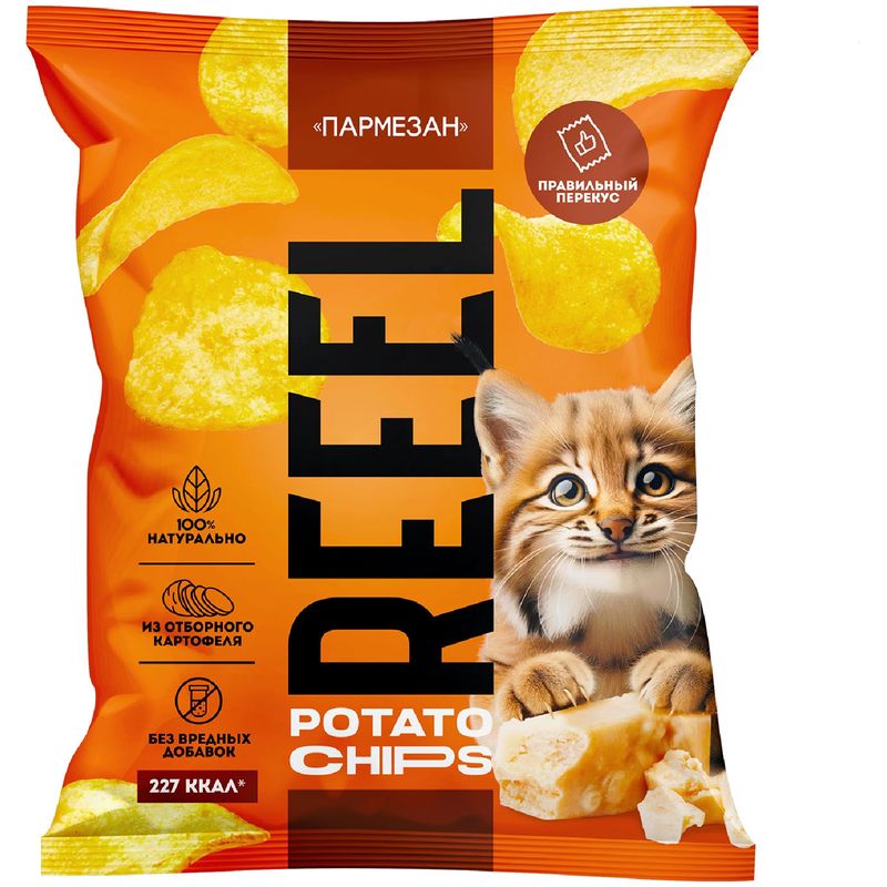 

Чипсы Reeel картофельные пармезан 45 г