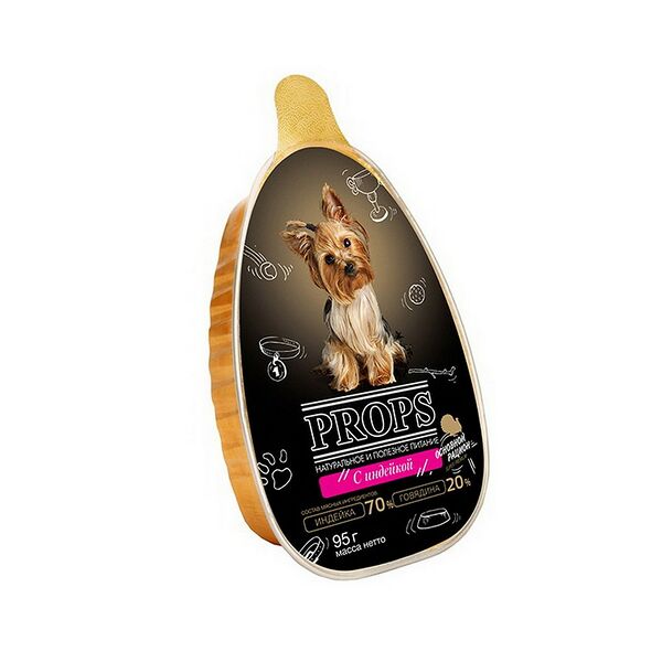 Корм консервированный мясной для собак с индейкой 95г, РБ