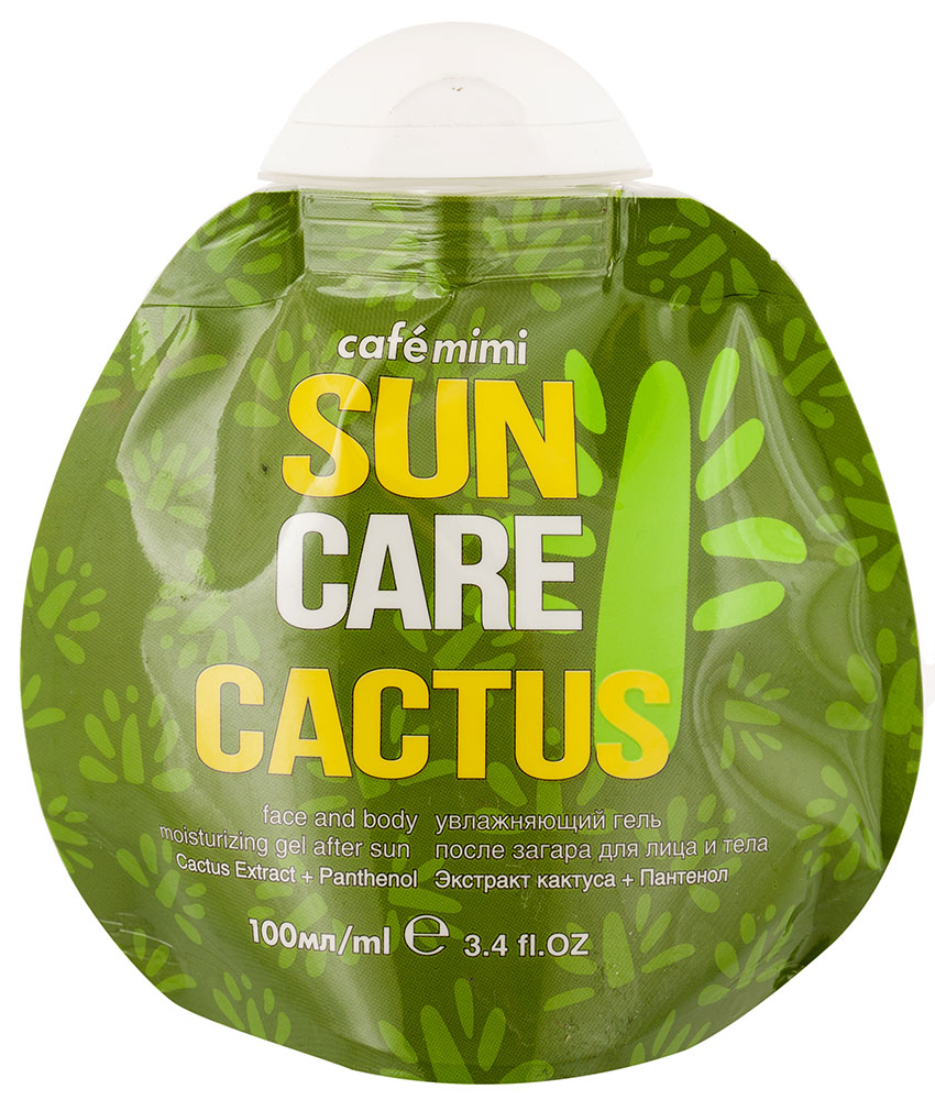 

Гель после загара Cafe mimi Увлажняющий Cactus 100 мл