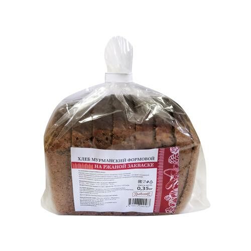 Хлеб Хлебопёк Мурманский на ржаной закваске 350 г