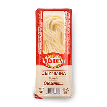 Сыр President чечил белый спагетти 35%