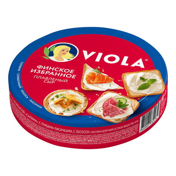 Сыр плавленый Ассорти Viola Финское избранное 45-50%