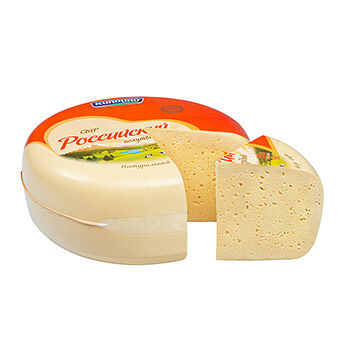 Сыр Киприно Российский 50% весовой