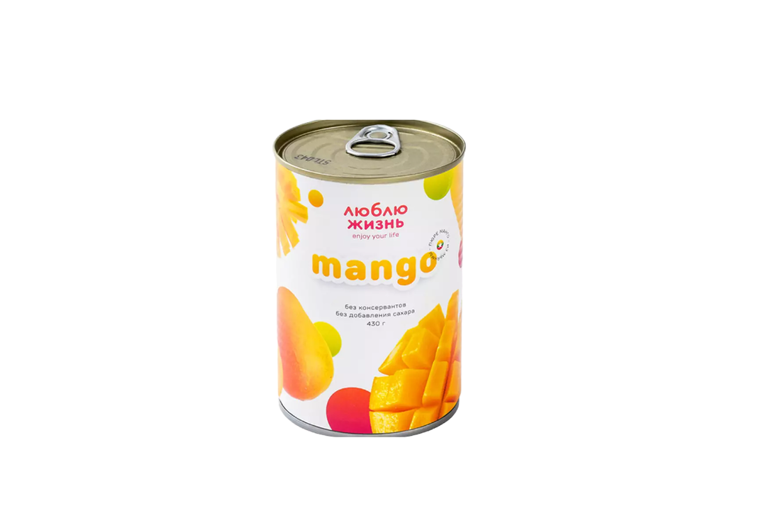 

Пюре манго Люблю жизнь 430 г