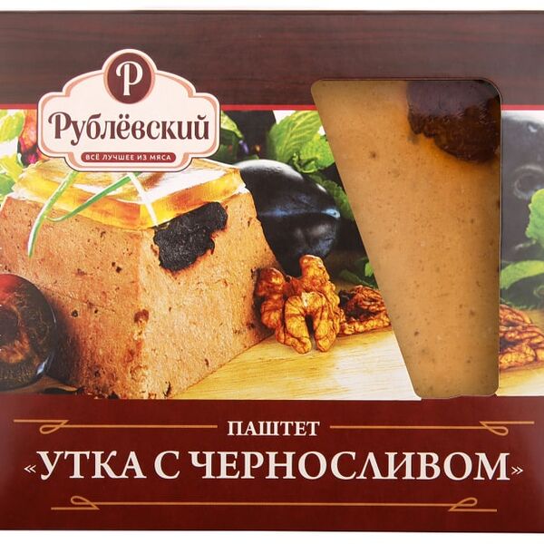 Паштет Рублевский Утка с Черносливом 200г