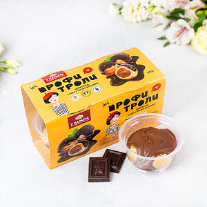 Профитроли с начинкой Шоколад в соусе с темным шоколадом 320 г