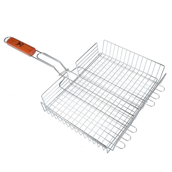 Решетка-гриль хромированная 58х(28х35х5) см, GRILLBOOM