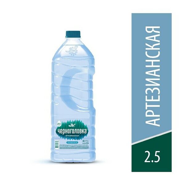 Вода природная негазированная Черноголовка 2.5л