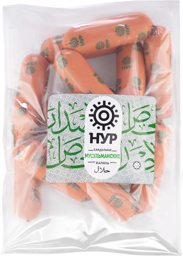 

Сардельки Нур Мусульманские Халяль весовые