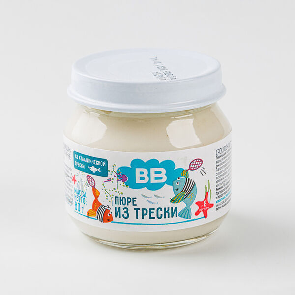 Пюре из трески, 80г