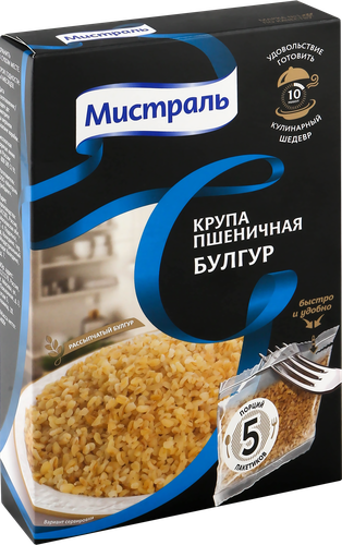 

Булгур Мистраль в пакетиках 5 шт. х 80 г