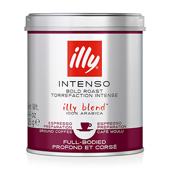 

Кофе молотый Illy темной обжарки