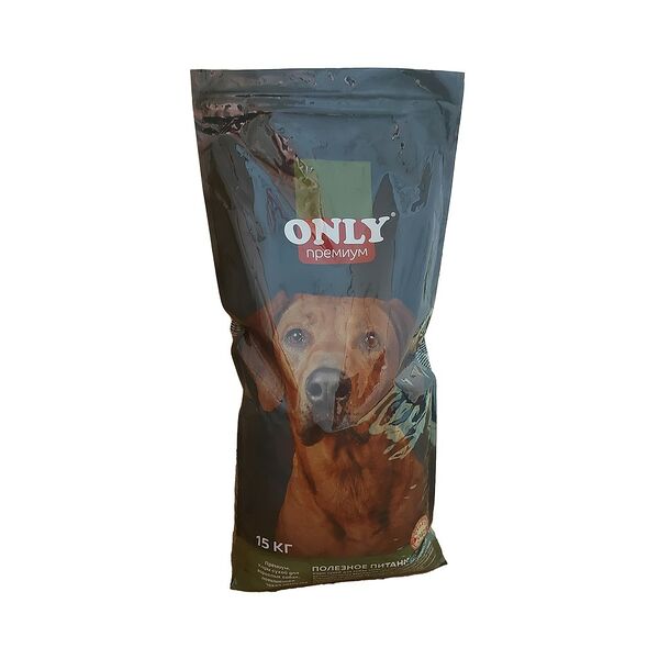 Корм сухой Only премиум для взрослых собак повышенная физ нагрузка 15кг