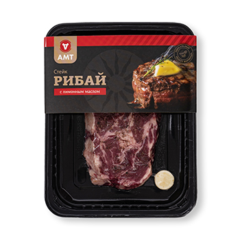 

Стейк Рибай из говядины с лимонным маслом АМТ 250г
