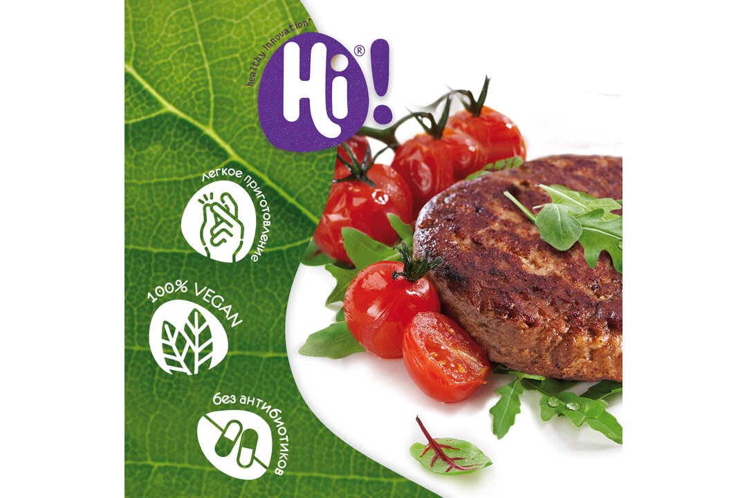 

Котлеты растительные Hi замороженные 800 г