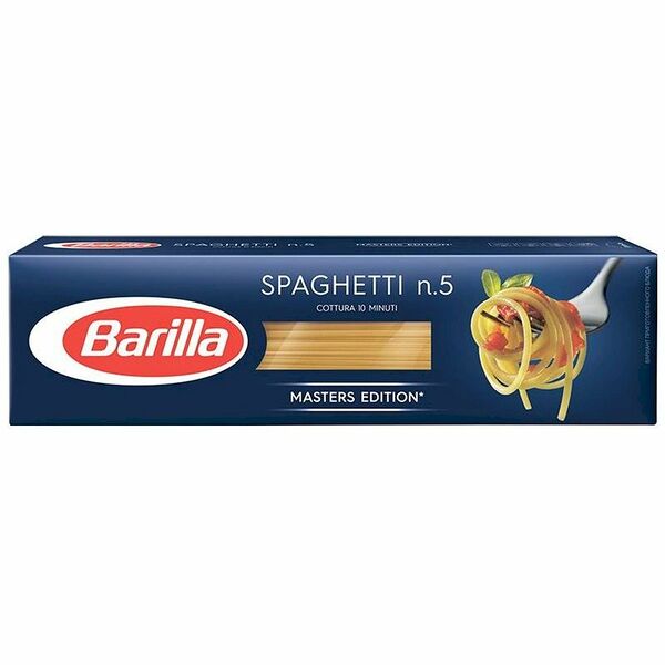 Спагетти Barilla №5 из твёрдых сортов пшеницы группа А высший сорт, 1 кг