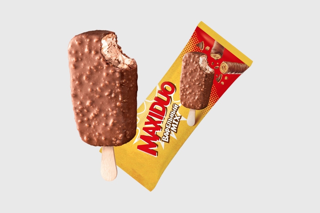 

Мороженое Maxiduo Вафельный Mix 63 г