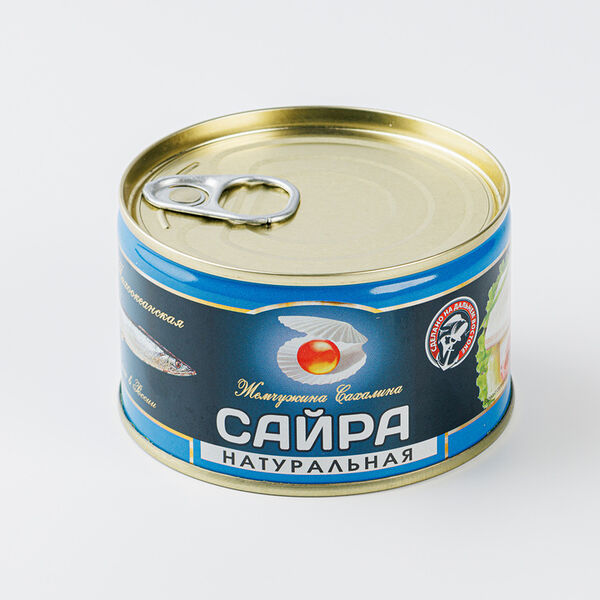 Сайра тихоокеанская Жемчужина Сахалина натуральная кусочки 227 г