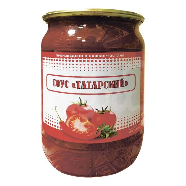 Соус Татарский 650гр Башбакалея ст/б