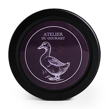 Паштет Atelier du gourmet из утиной печени с миндалем и инжировым конфитюром 200 г, Россия
