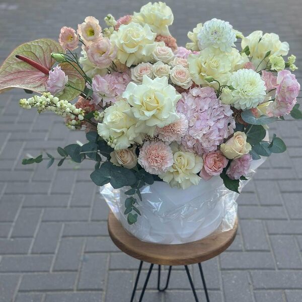 Композиция  XL в нежных тонах