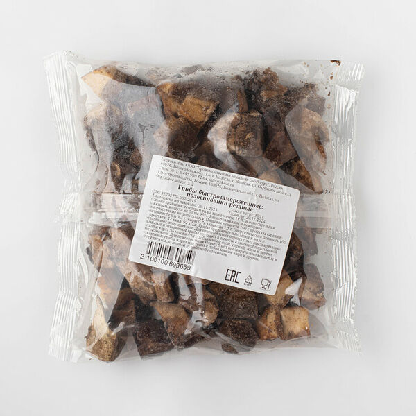 Грибы подосиновики резаные, быстрозам.(Продукт замороженный)